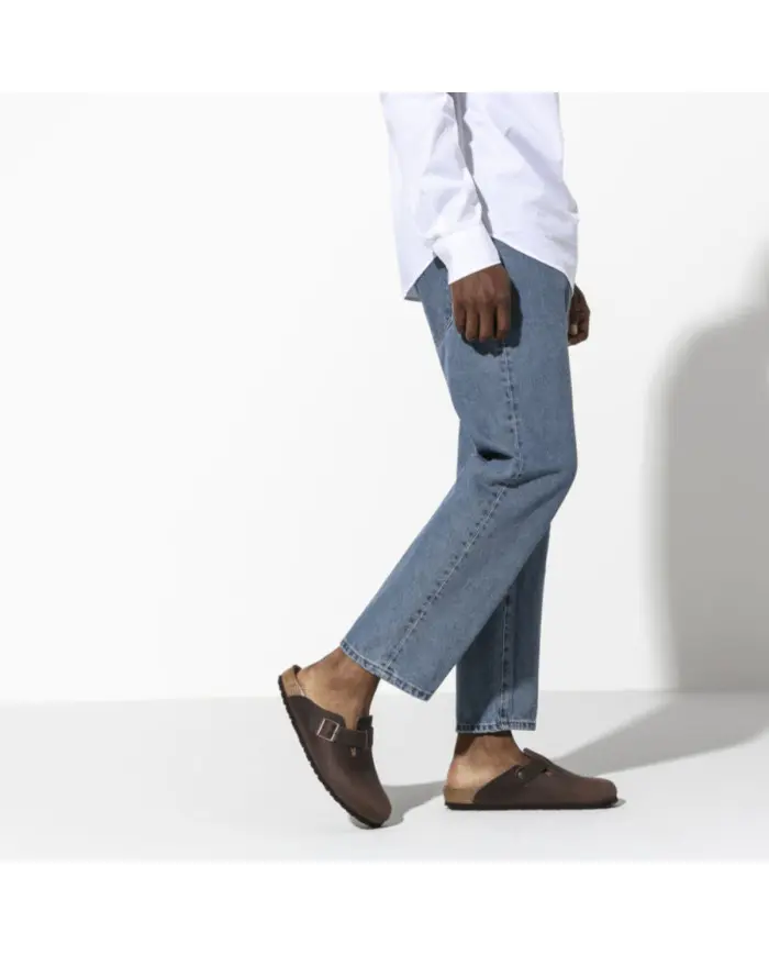 Birkenstock Damskie Klapki Boston Leather 0860133 Habana | Sklep Monotox