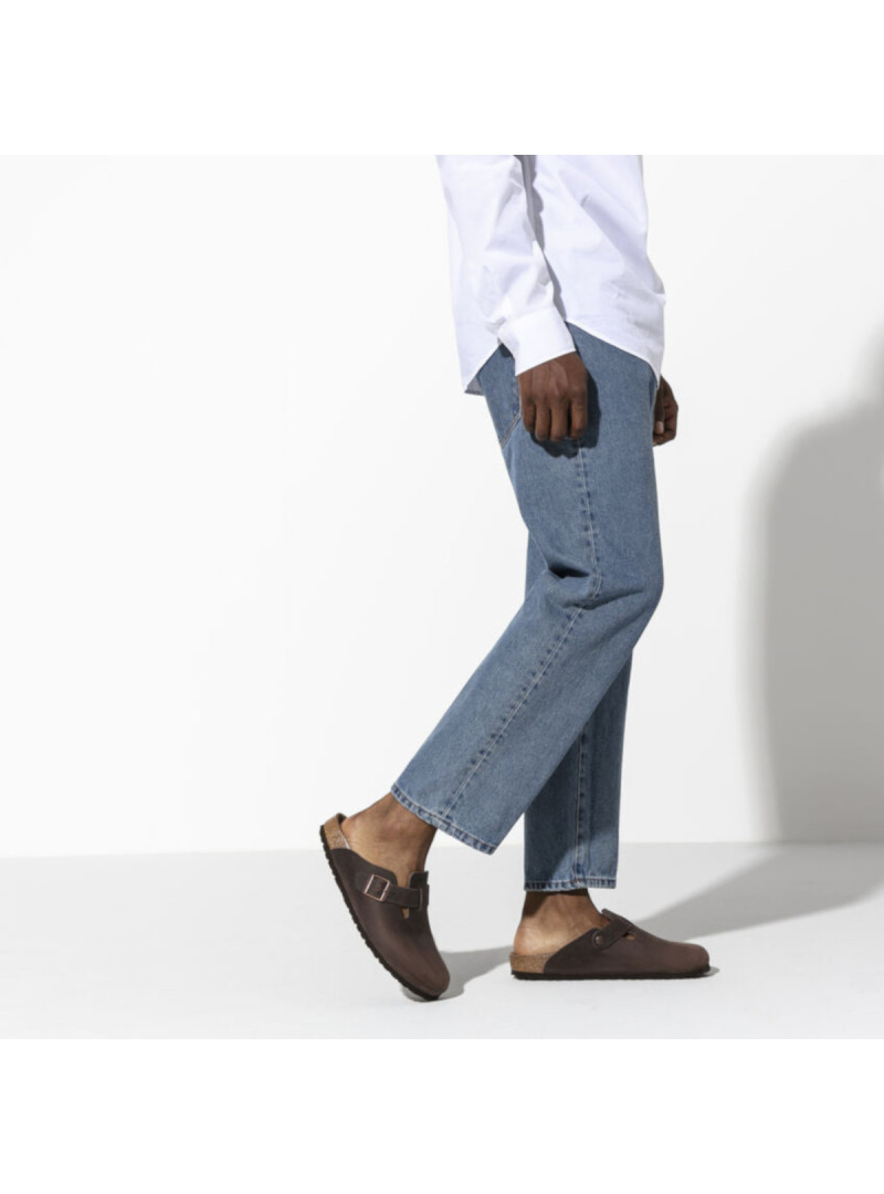 Birkenstock Damskie Klapki Boston Leather 0860133 Habana | Sklep Monotox