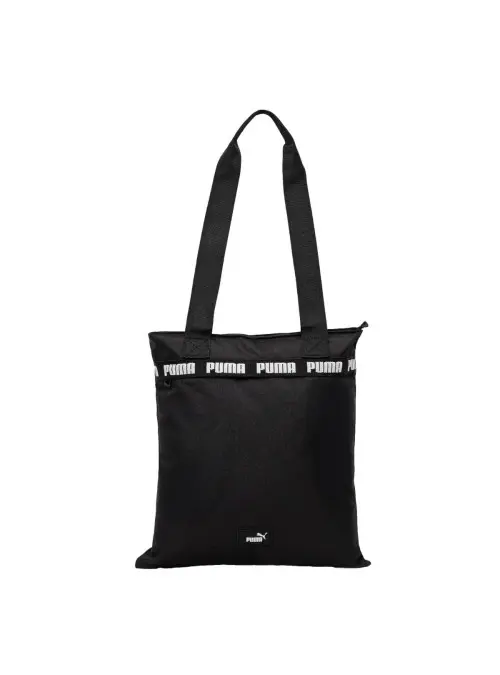 Puma Torba miejska Puma Phase Tape Tote 09173201 Czarny | Sklep Monotox