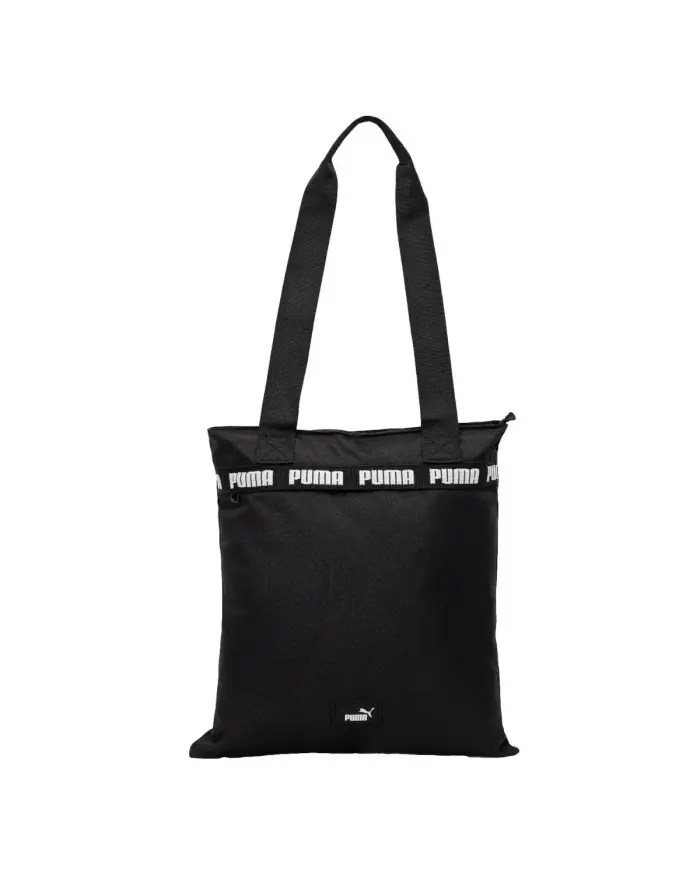 Puma Torba miejska Puma Phase Tape Tote 09173201 Czarny | Sklep Monotox