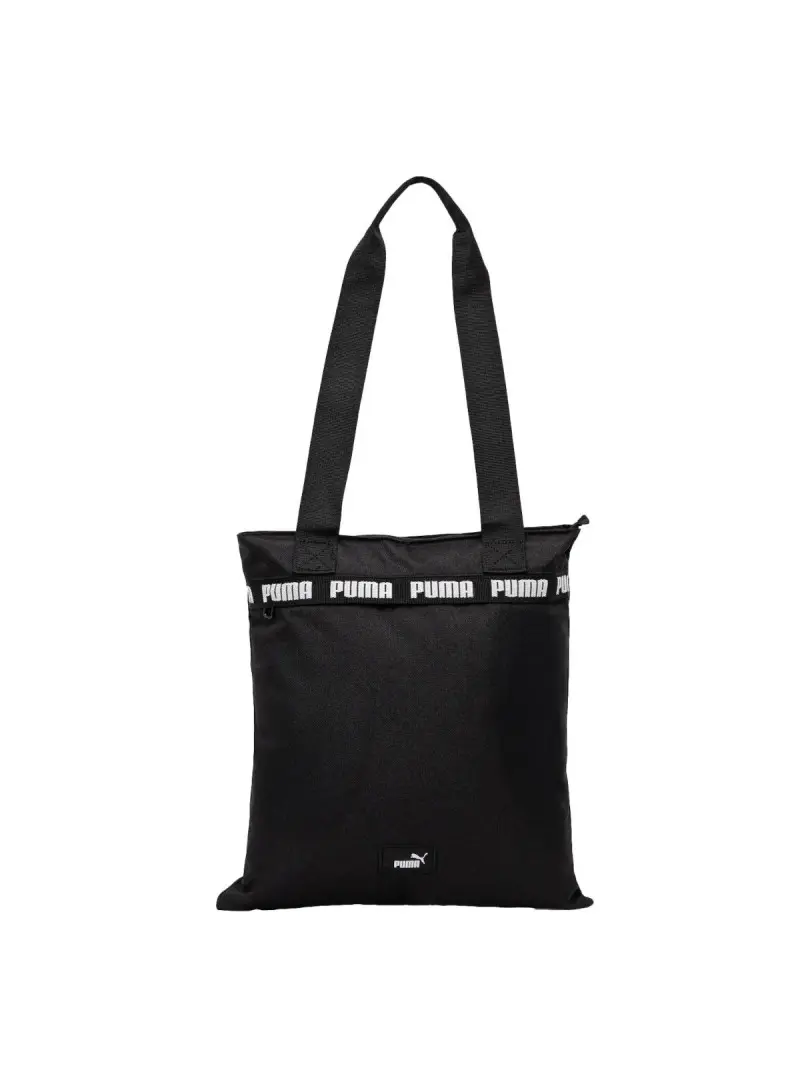 Puma Torba miejska Puma Phase Tape Tote 09173201 Czarny | Sklep Monotox