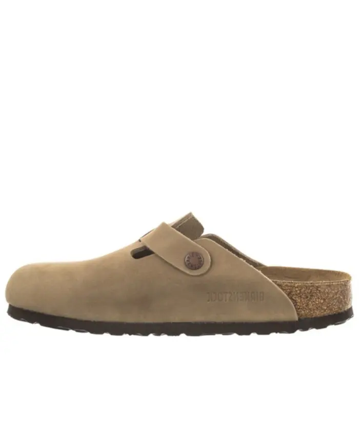 Birkenstock Damskie Klapki Boston Leoi Narrow 0960813 Brązowy | Sklep Monotox