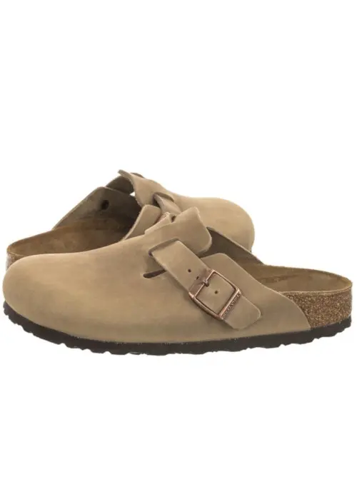 Birkenstock Damskie Klapki Boston Leoi Narrow 0960813 Brązowy | Sklep Monotox
