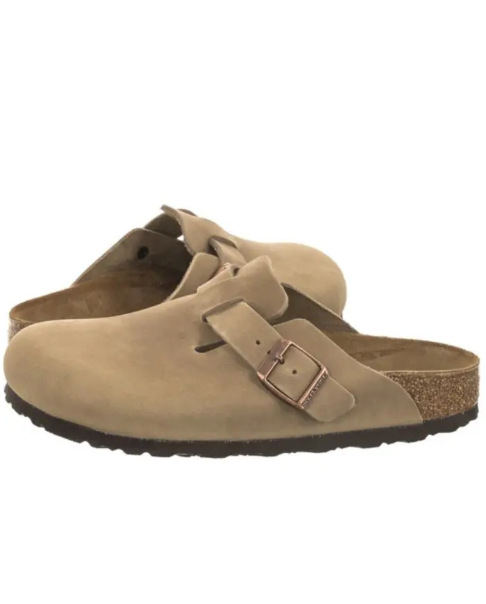 Birkenstock Damskie Klapki Boston Leoi Narrow 0960813 Brązowy | Sklep Monotox