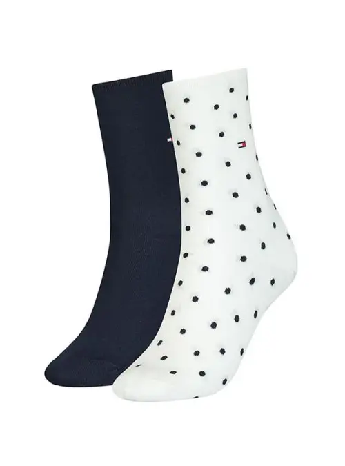 Tommy Hilfiger Damskie Skarpety Th Women Sock Dot 2p 100001493002 Granatowy | Sklep Monotox