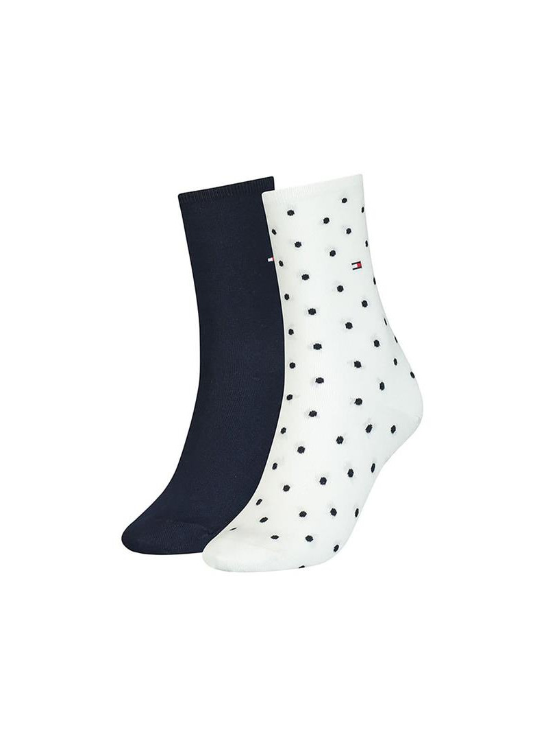 Tommy Hilfiger Damskie Skarpety Th Women Sock Dot 2p 100001493002 Granatowy | Sklep Monotox