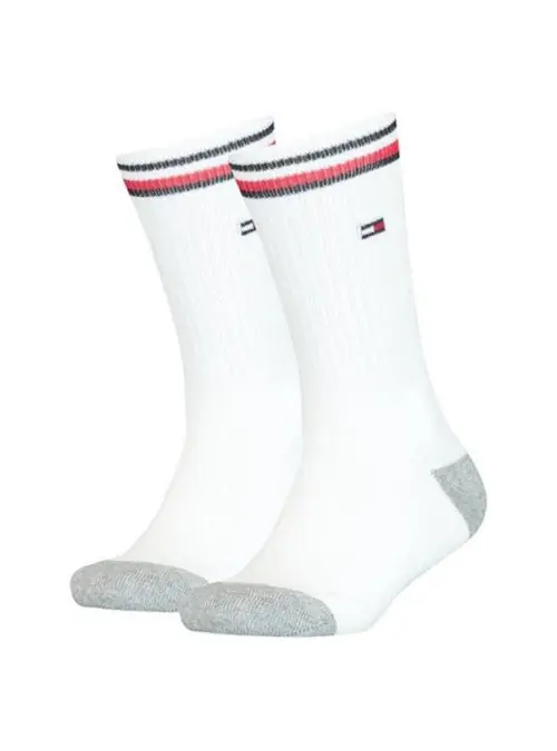 Tommy Hilfiger Dziecięce Skarpety Th Kids Iconic Sports Sock 100001500300 Biały | Sklep Monotox