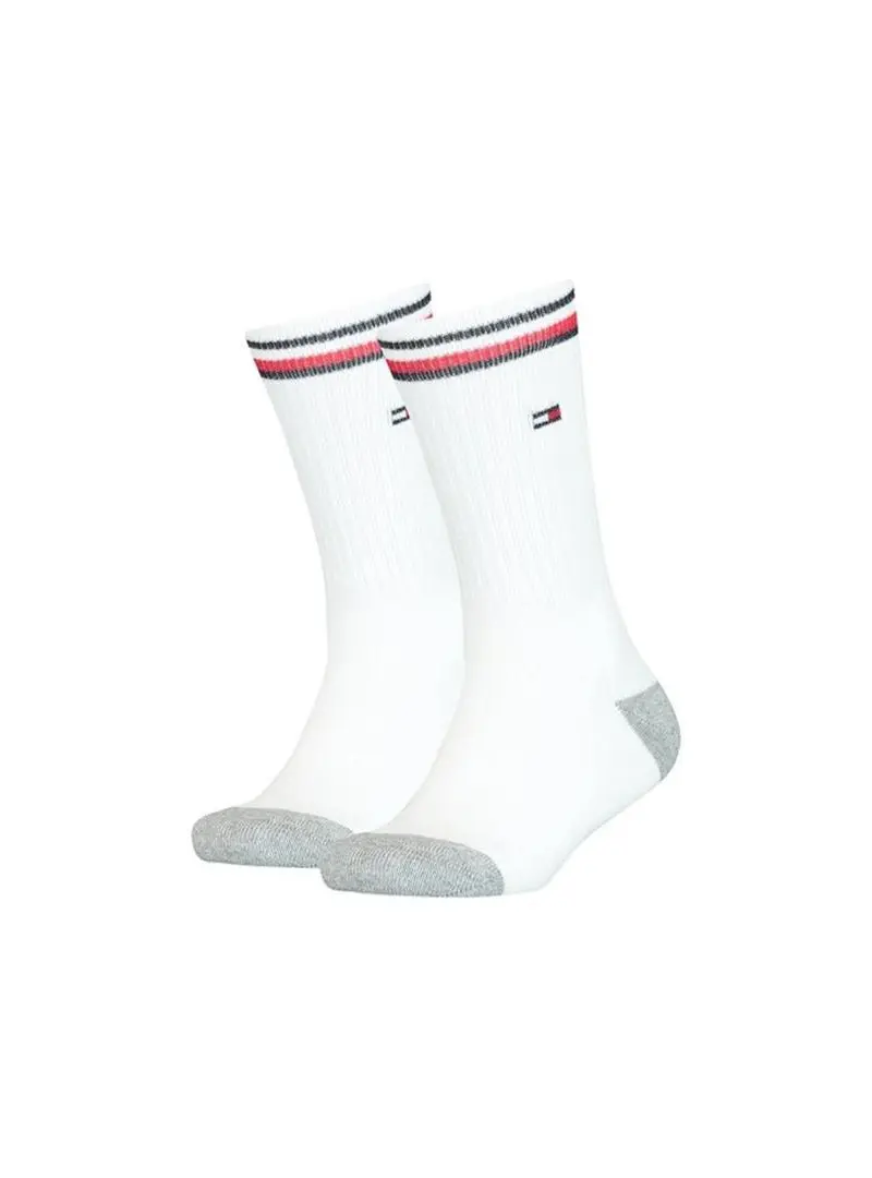 Tommy Hilfiger Dziecięce Skarpety Th Kids Iconic Sports Sock 100001500300 Biały | Sklep Monotox