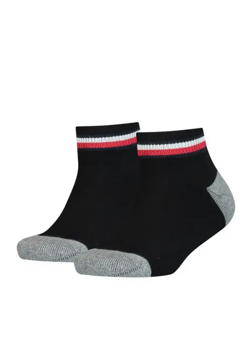 Tommy Hilfiger Dziecięce Junior Skarpety Th Kids Iconic Sports Quarter 100001501200 Czarny | Sklep Monotox