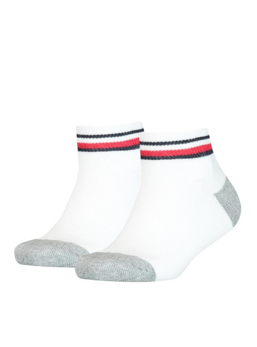 Tommy Hilfiger Dziecięce Junior Skarpety Th Kids Iconic Sports Quarter 100001501300 Biały | Sklep Monotox