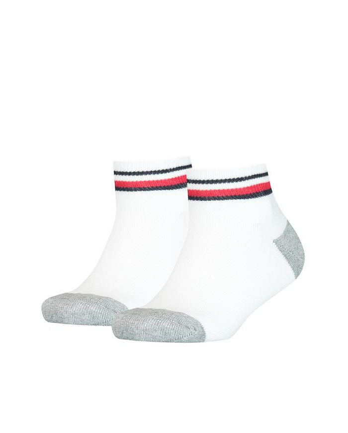 Tommy Hilfiger Dziecięce Junior Skarpety Th Kids Iconic Sports Quarter 100001501300 Biały | Sklep Monotox