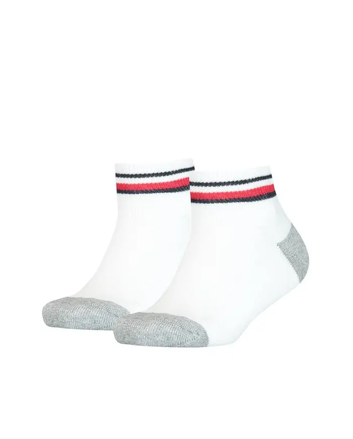Tommy Hilfiger Dziecięce Junior Skarpety Th Kids Iconic Sports Quarter 100001501300 Biały | Sklep Monotox