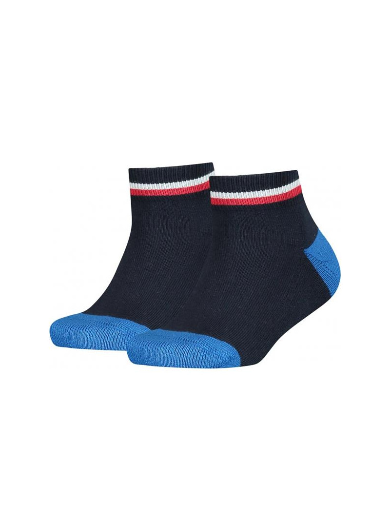 Tommy Hilfiger Dziecięce Junior Skarpety TH Kids Iconic Sports Quarter 100001501563 Granatowy | Sklep Monotox