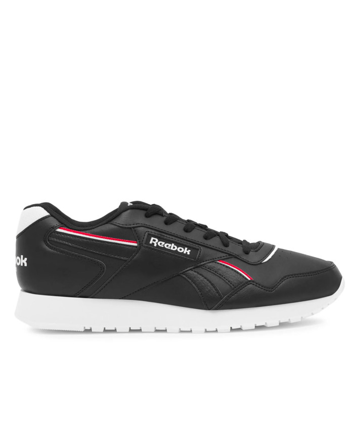 Reebok Męskie Sneakersy Royal Glide Vegan 100005935 Core Black / Cloud White / Vector Red | Sklep Monotox