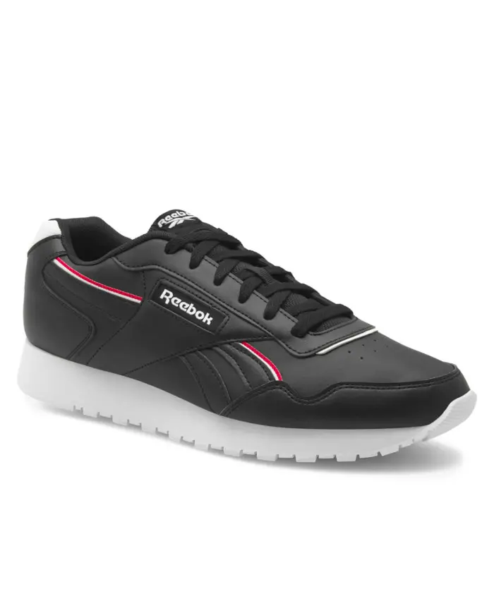 Reebok Męskie Sneakersy Royal Glide Vegan 100005935 Core Black / Cloud White / Vector Red | Sklep Monotox