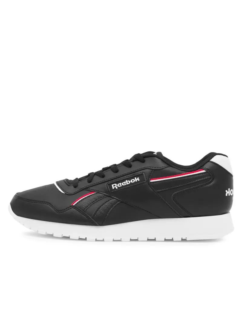 Reebok Męskie Sneakersy Royal Glide Vegan 100005935 Core Black / Cloud White / Vector Red | Sklep Monotox