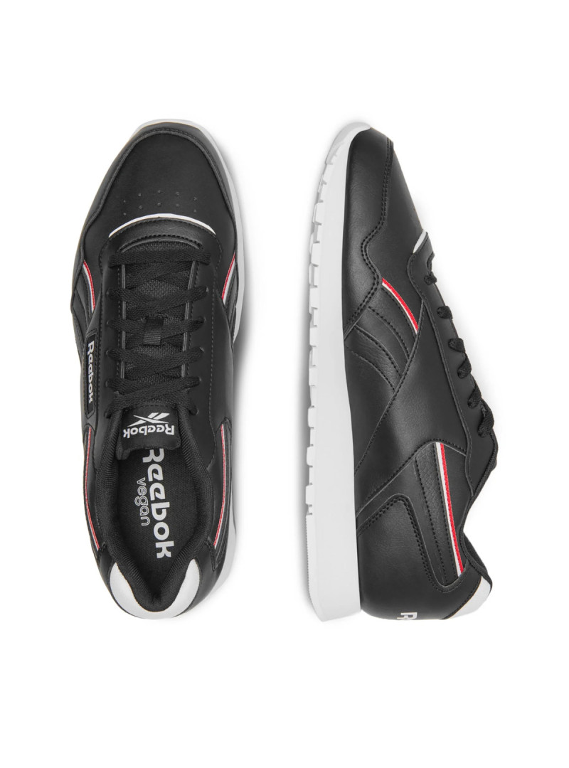 Reebok Męskie Sneakersy Royal Glide Vegan 100005935 Core Black / Cloud White / Vector Red | Sklep Monotox