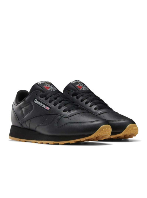 Reebok Męskie Sneakersy Classic Leather 100008493 Czarny | Sklep Monotox