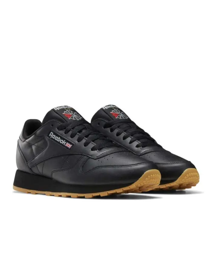 Reebok Męskie Sneakersy Classic Leather 100008493 Czarny | Sklep Monotox
