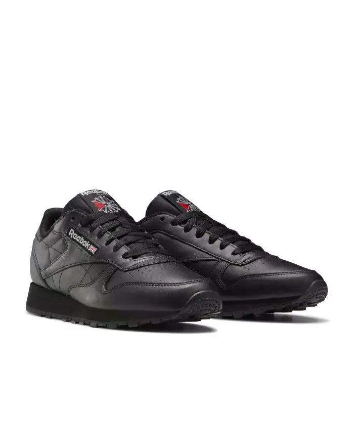 Reebok Męskie Sneakersy Classic Leather 100008494 Czarny | Sklep Monotox