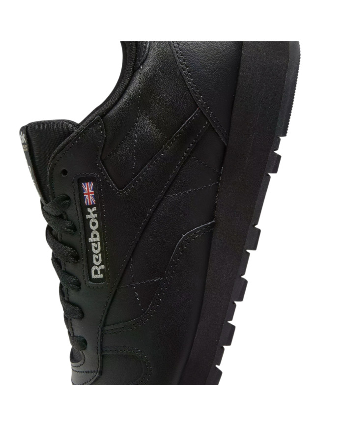 Reebok Męskie Sneakersy Classic Leather 100008494 Czarny | Sklep Monotox
