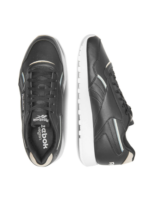 Reebok Damskie Sneakersy Royal Glide Vegan 100025869 Core Black / Vintage Chalk / Blue Pearl | Sklep Monotox