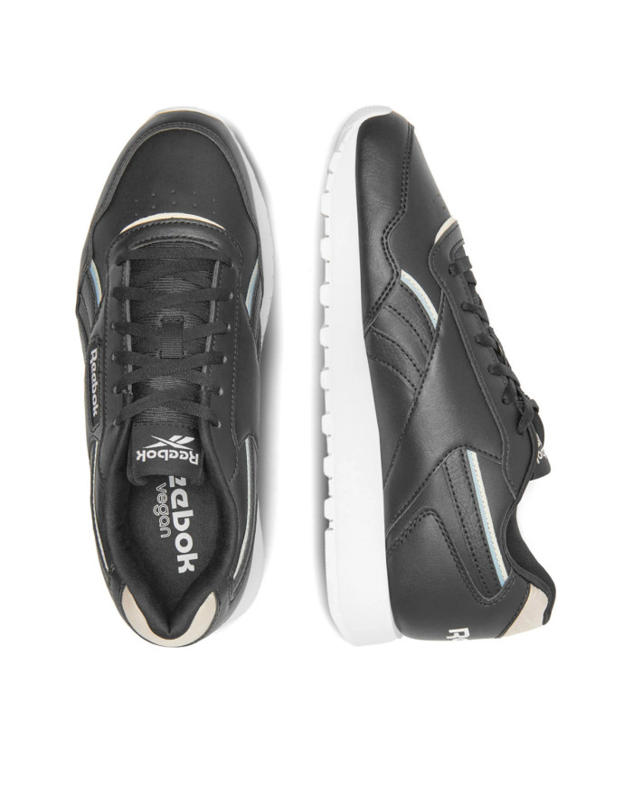 Reebok Damskie Sneakersy Royal Glide Vegan 100025869 Core Black / Vintage Chalk / Blue Pearl | Sklep Monotox