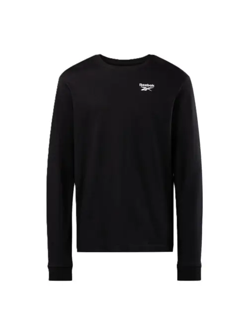 Reebok Męski T-shirt Identity Small Logo Ls Tee 100070399 Czarny | Sklep Monotox