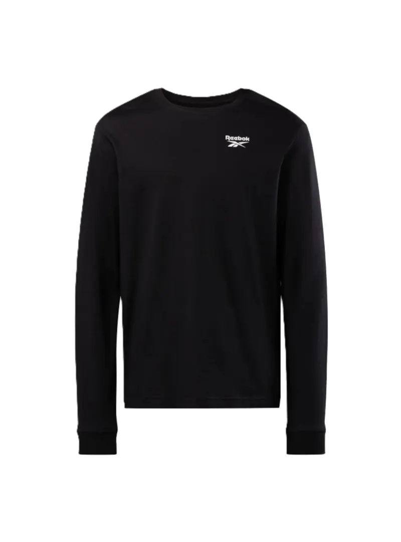 Reebok Męski T-shirt Identity Small Logo Ls Tee 100070399 Czarny | Sklep Monotox