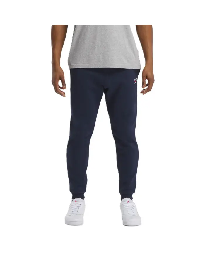 Reebok Męskie Spodnie Identity Small Logo Fleece Jog 100202851 Niebieski | Sklep Monotox