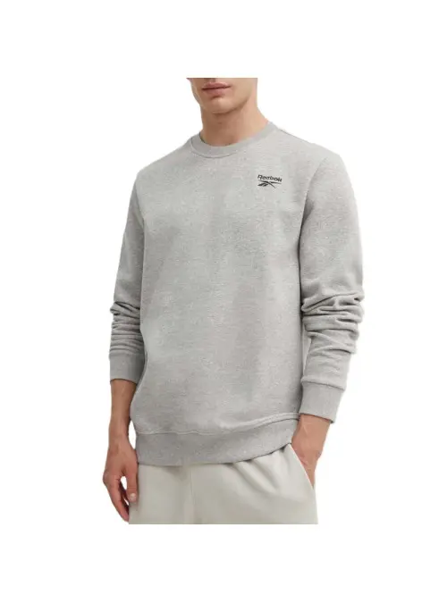 Reebok Męska Bluza Identity Small Logo Fleece Cre 100202866 Szary | Sklep Monotox