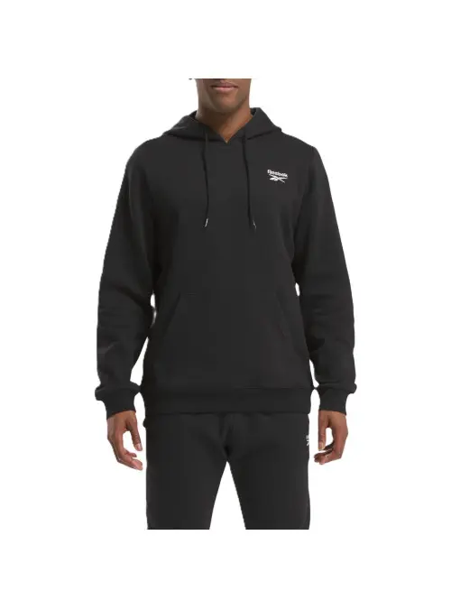 Reebok Męska Bluza Identity Small Logo Fleece Hoo 100202869 Czarny | Sklep Monotox