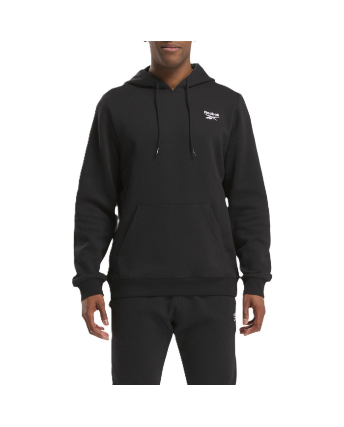 Reebok Męska Bluza Identity Small Logo Fleece Hoo 100202869 Czarny | Sklep Monotox