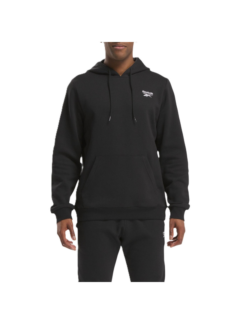 Reebok Męska Bluza Identity Small Logo Fleece Hoo 100202869 Czarny | Sklep Monotox