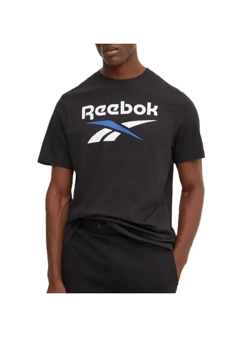 Reebok Męski T-shirt Identity Big Logo Tee 100206029 Niebieski | Sklep Monotox