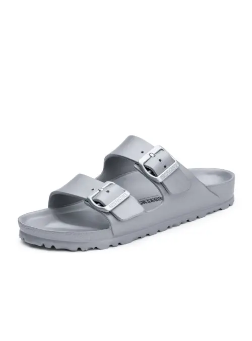 Birkenstock Damskie Klapki Arizona Eva Narrow 1003491 Srebrny | Sklep Monotox
