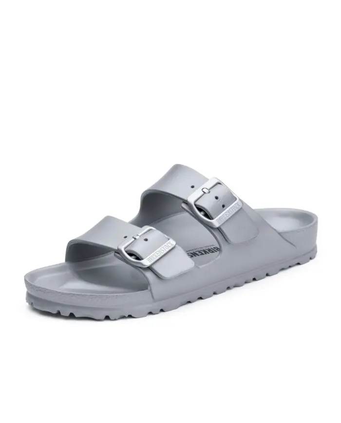 Birkenstock Damskie Klapki Arizona Eva Narrow 1003491 Srebrny | Sklep Monotox