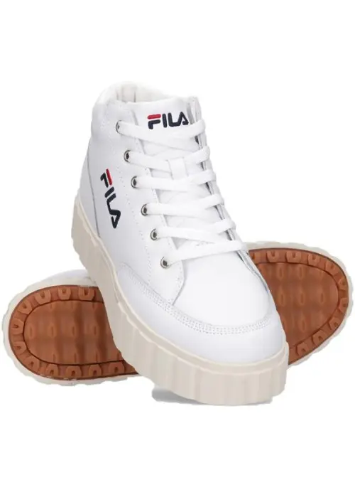 Fila Damskie Sneakersy Sandblast L Mid Wmns 10113771FG Biały | Sklep Monotox