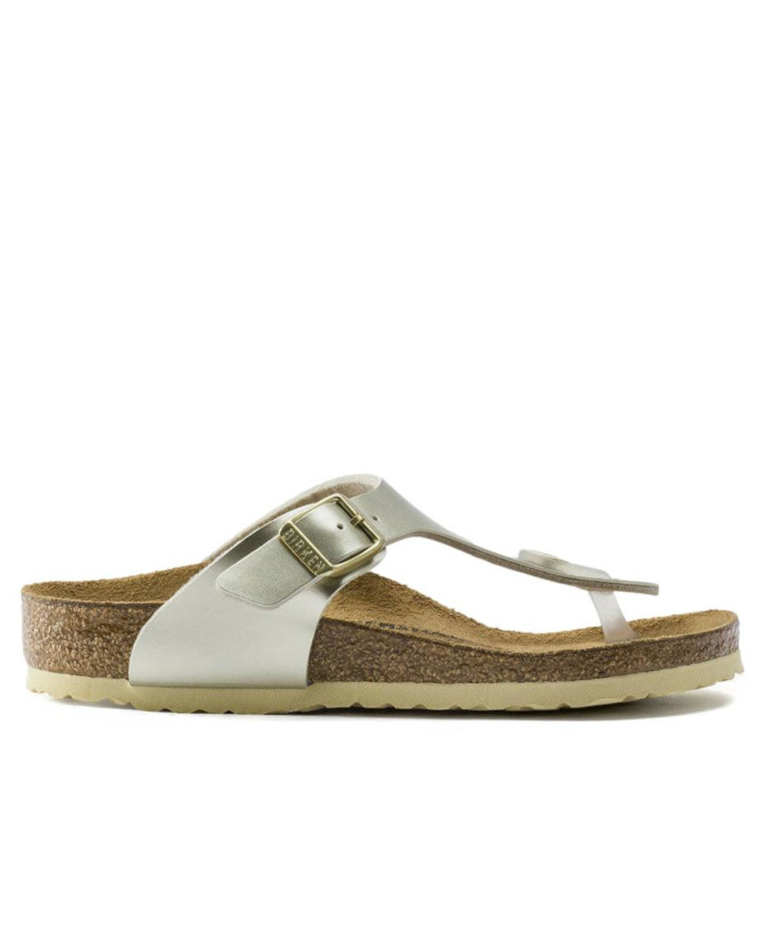 Birkenstock Dziecięce Junior Klapki Gizeh Kids BF Regular 1015592 Złoty | Sklep Monotox