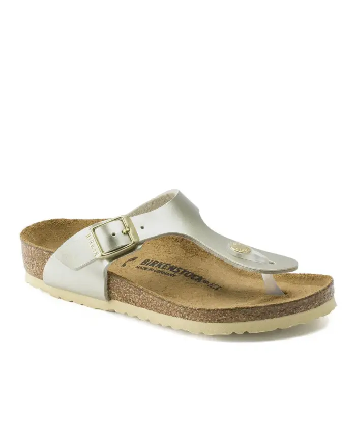 Birkenstock Dziecięce Junior Klapki Gizeh Kids BF Regular 1015592 Złoty | Sklep Monotox