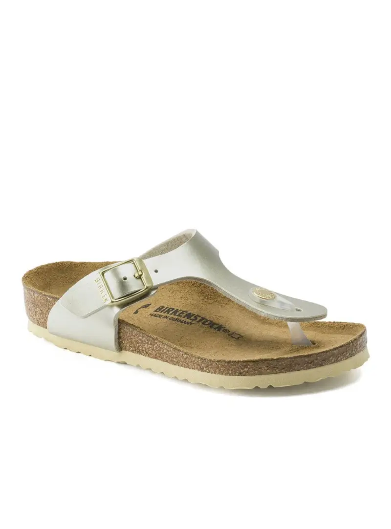 Birkenstock Dziecięce Junior Klapki Gizeh Kids BF Regular 1015592 Złoty | Sklep Monotox