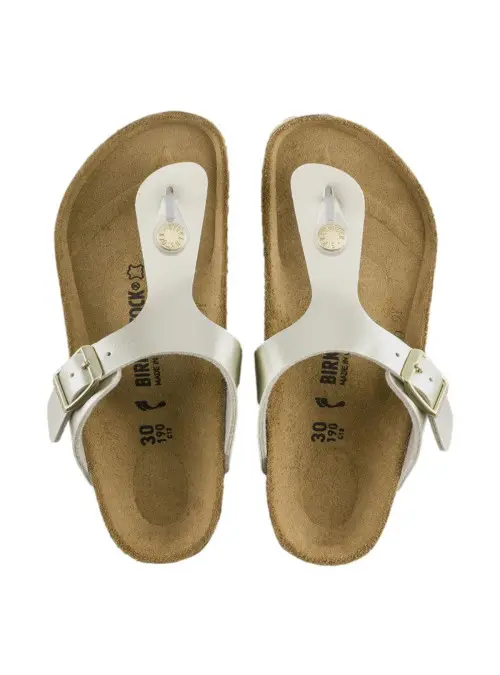 Birkenstock Dziecięce Junior Klapki Gizeh Kids BF Regular 1015592 Złoty | Sklep Monotox