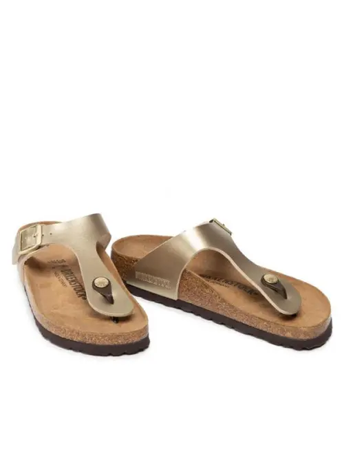 Birkenstock Damskie Klapki Gizeh Bf Narrow 1016109 Złoty | Sklep Monotox