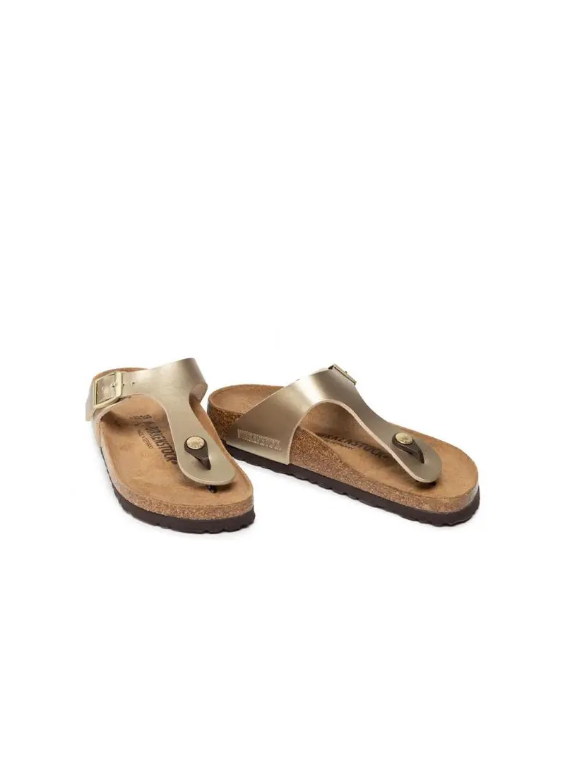 Birkenstock Damskie Klapki Gizeh Bf Narrow 1016109 Złoty | Sklep Monotox