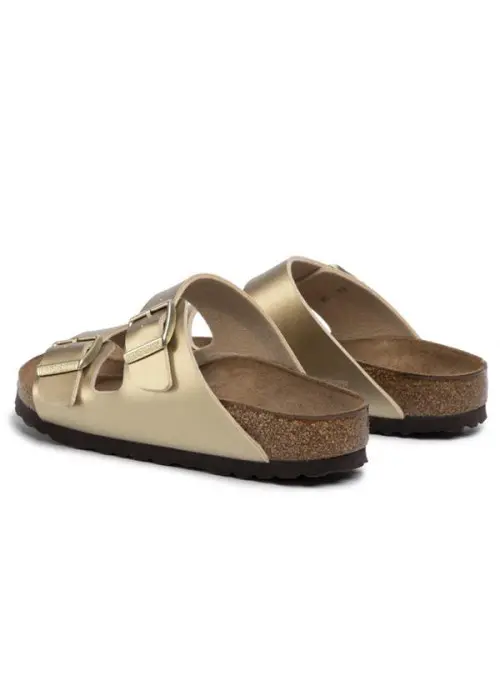 Birkenstock Damskie Klapki Arizona Birko-Flor Narrow 1016111 Gold | Sklep Monotox