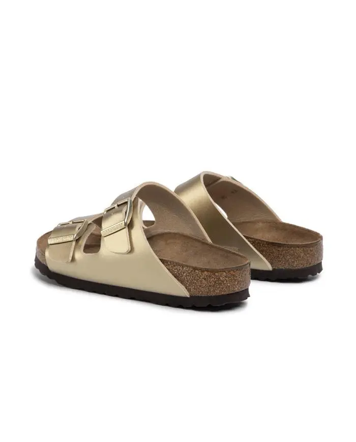 Birkenstock Damskie Klapki Arizona Birko-Flor Narrow 1016111 Gold | Sklep Monotox