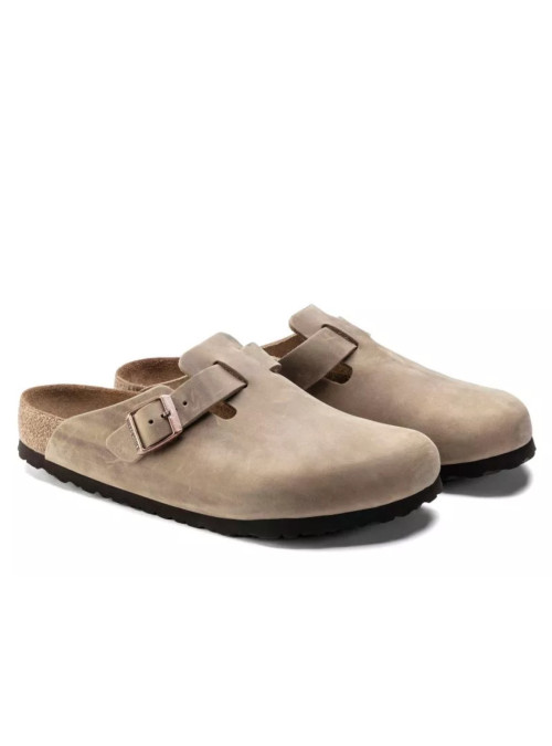 Birkenstock Męskie Klapki Bostonsfb Leoi Regular 1018147 Brązowy | Sklep Monotox