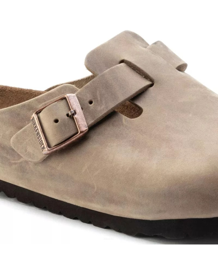 Birkenstock Męskie Klapki Bostonsfb Leoi Regular 1018147 Brązowy | Sklep Monotox