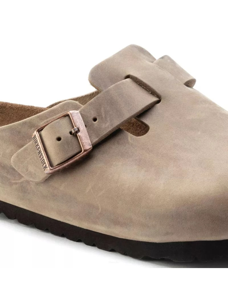 Birkenstock Męskie Klapki Bostonsfb Leoi Regular 1018147 Brązowy | Sklep Monotox