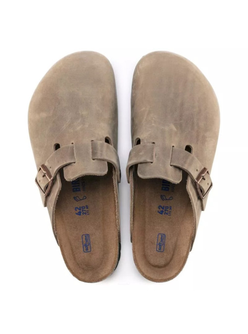 Birkenstock Męskie Klapki Bostonsfb Leoi Regular 1018147 Brązowy | Sklep Monotox
